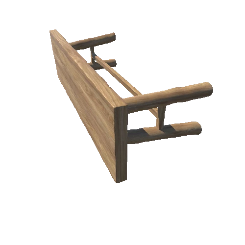 Wooden bench